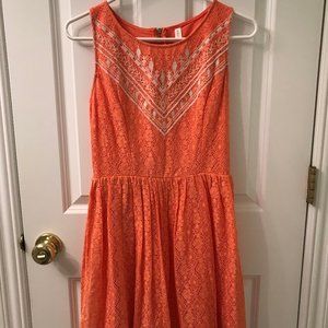 Lace Design Sun Dress